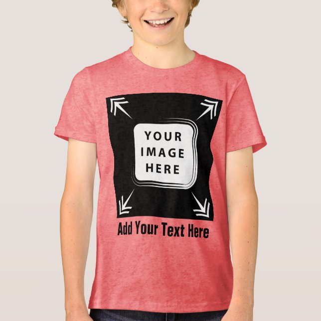 Erstellen Sie selbst Ihren eigenen Bildtext, indem Tri-Blend Shirt (Vorderseite)