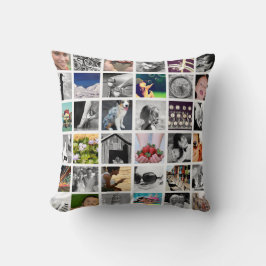 Erstellen Sie sich ein eigenes Bild-Collage Throw- Kissen
