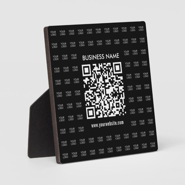 Erstellen Sie sofort ein skalierbares QR-Code- und Fotoplatte (Vorderseite)