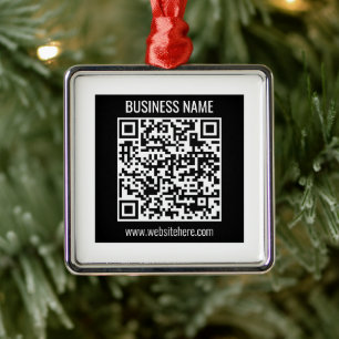 Erstellen Sie sofort einen modernen QR-Code Ornament Aus Metall