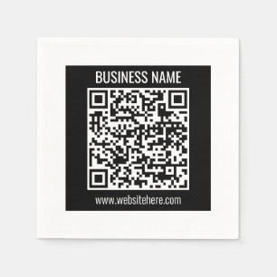 Erstellen Sie sofort einen modernen QR-Code Serviette