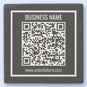 Erstellen Sie sofort einen modernen QR-Code Steinuntersetzer