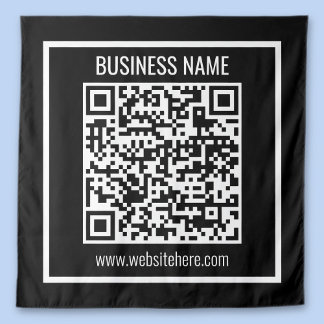 Erstellen Sie sofort einen modernen QR-Code Wandteppich