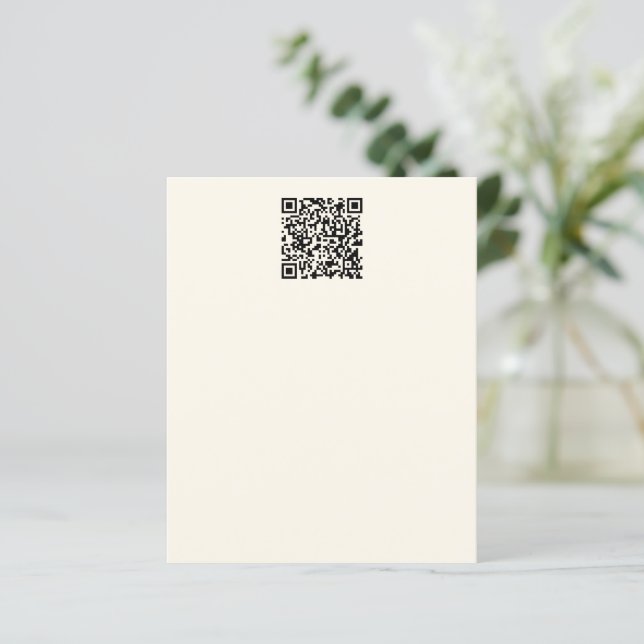 Erstellen Sie sofort einen QR-Code | Bearbeiten vo (Stehend Vorderseite)