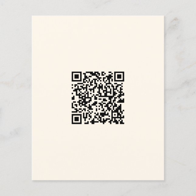 Erstellen Sie sofort einen QR-Code | Bearbeiten vo Flyer (Vorne)
