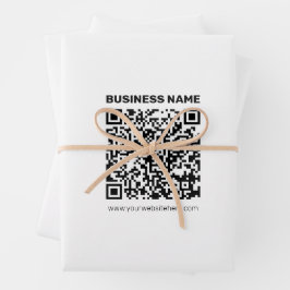 Erstellen Sie sofort einen QR-Code für jede Websit Geschenkpapier Set