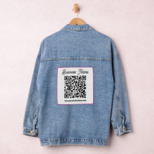 Erstellen Sie sofort einen scannbaren QR-Code für Jeansjacke