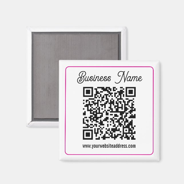 Erstellen Sie sofort einen scannbaren QR-Code für  Magnet (Vorderseite/Rückseite)
