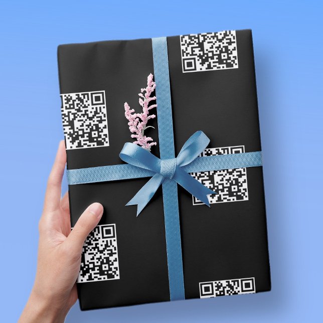 Erstellen Sie sofort QR-Code mit geflecktem Muster Geschenkpapier (Von Creator hochgeladen)