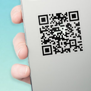 ERSTELLEN SIE STÄNDIG QR-Code für Scannable   tran Aufkleber