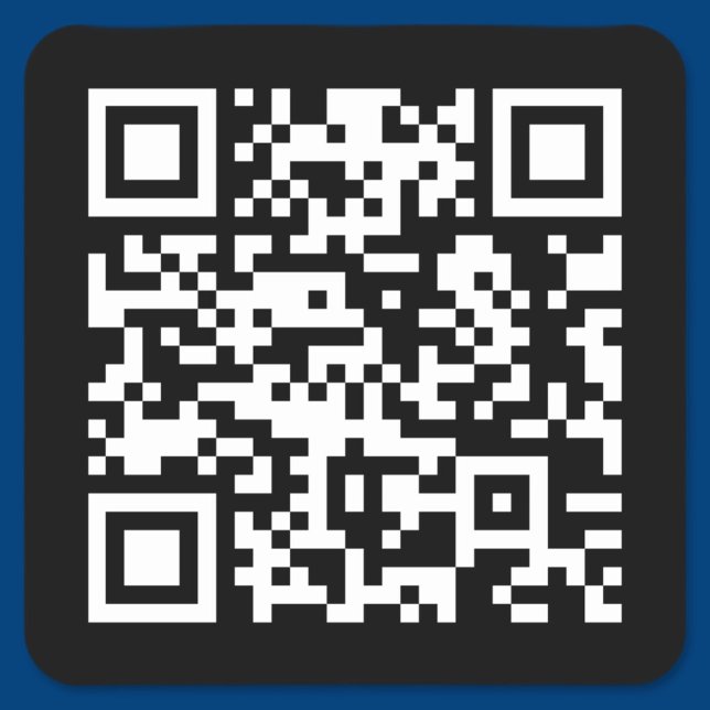 ERSTELLEN SIE STÄNDIG SCANNBAREN QR-Code mit Ihrer Quadratischer Aufkleber (Von Creator hochgeladen)