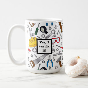 Erstellen verschiedener Handwerkzeuge und Geräte Kaffeetasse