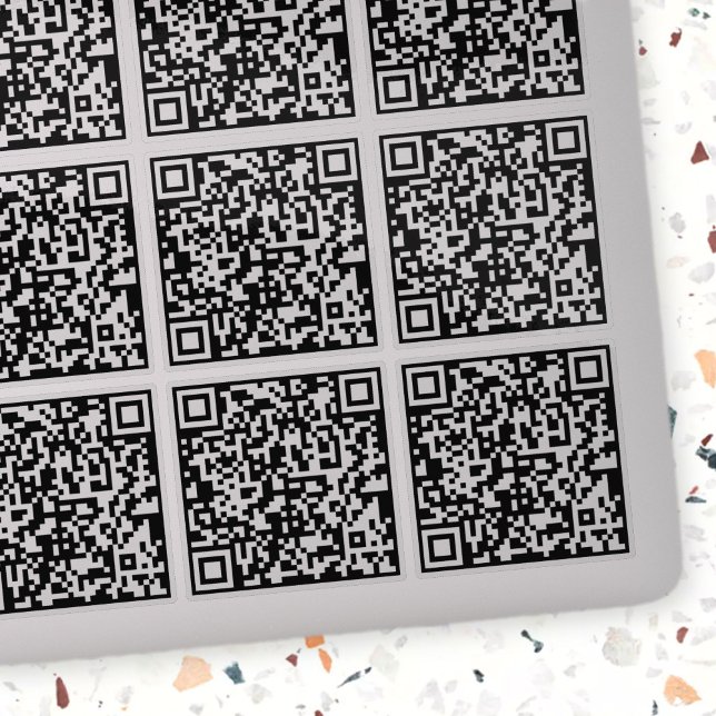 Erstellen von 9 scannbaren QR-Codes sofort transpa Aufkleber (Von Creator hochgeladen)