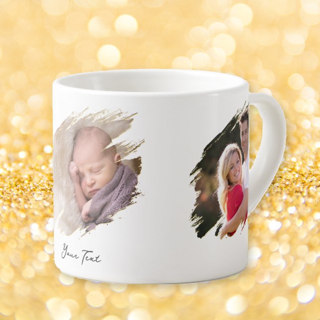 Erstellen von benutzerdefinierten Foto- und Text-E Espressotasse (Create Custom Photo and Text Espresso Coffee Mug)