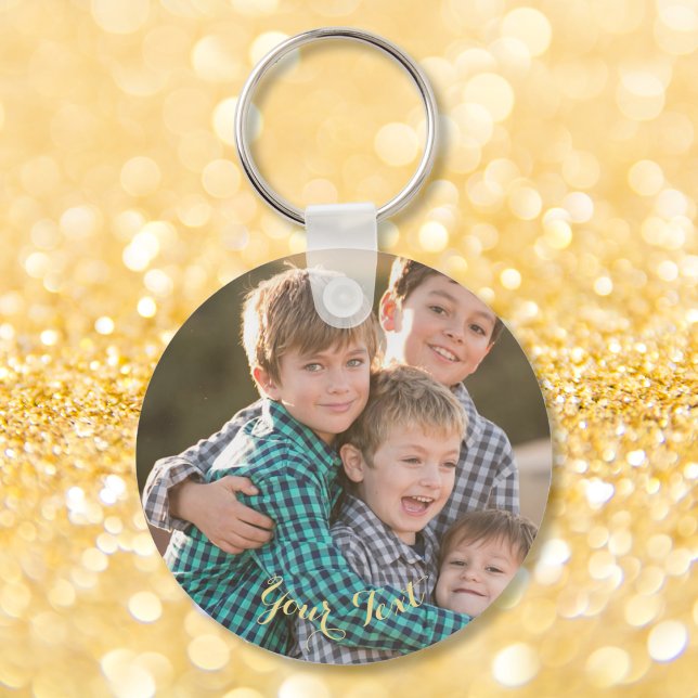 Erstellen von benutzerdefinierten Personalisierten Schlüsselanhänger (Create Custom Personalized Photo Round Keyring)