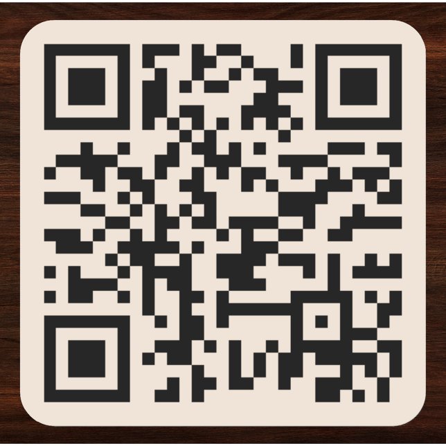 Erstellen von benutzerdefinierten QR-Code für klei Quadratischer Aufkleber (Create Custom Small Business Website Scan QR Code Square Sticker)