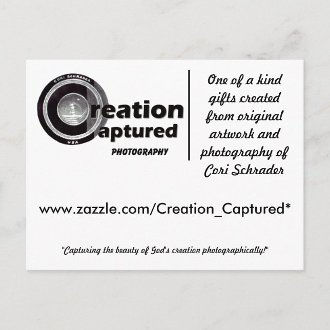 Erstellen von Fotografie Postkarte (Vorderseite)