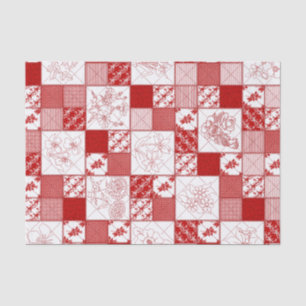 Erstellen von gehefteten Blume mit Quilt-Tissue-Fu Seidenpapier