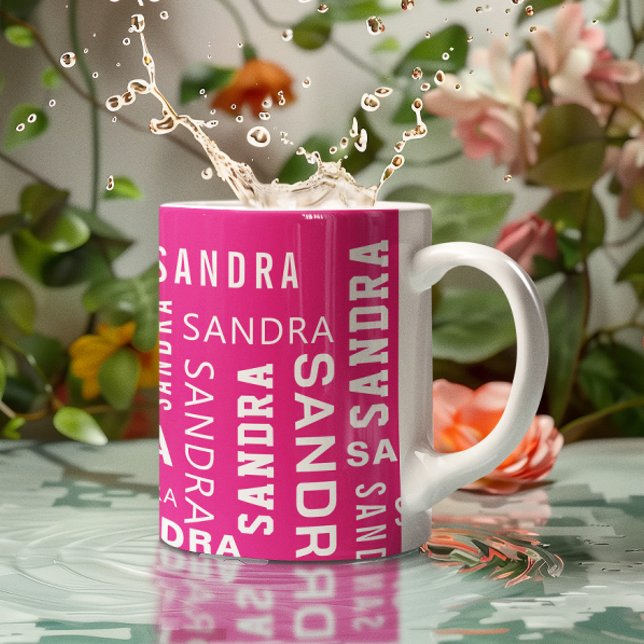 Erstellen von Personalisierten Namen Typografie Pi Kaffeetasse (Von Creator hochgeladen)
