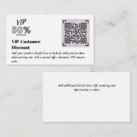 Erstellen von QR-Codes für den VIP-Rabatt für Kund