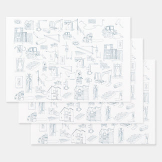 Erstellen von Wrapping Paper Geschenkpapier Set