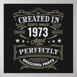 Erstellt in Gottes Bild individuell angepasst Poster