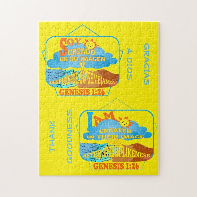 Erstellt in ihrem Bild - Oversized Pieces Jigsaw P Puzzle (Vertikal)