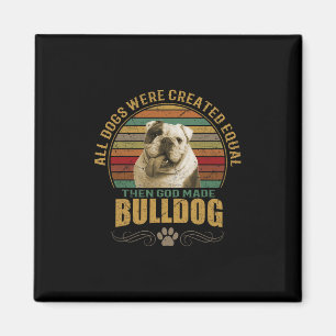 Erstellter Bulldogge Magnet