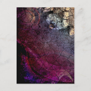 Erstellung im Cyberpunk Postkarte