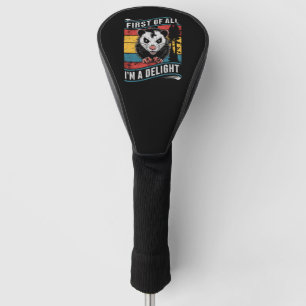 Erstens bin ich ein entzückendes lustiges Opossum Golf Headcover
