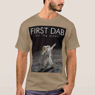 Erster Abb auf dem Mond-Dabbing-Astronautenraum T-Shirt
