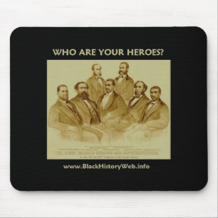 Erster Afroamerikaner-Senator u. Mousepad