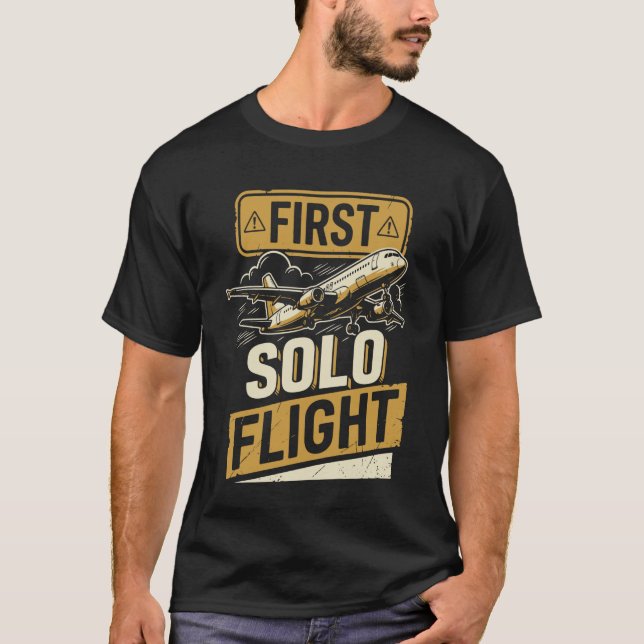Erster Alleinflug T-Shirt (Vorderseite)