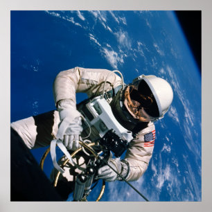 Erster American Spacewalk (Gemini 4) Poster