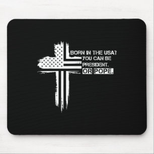 Erster amerikanischer Papst Leo Kardinal Robert Pr Mousepad