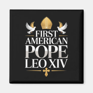 Erster amerikanischer Papst Leo Xiv Katholische re Magnet