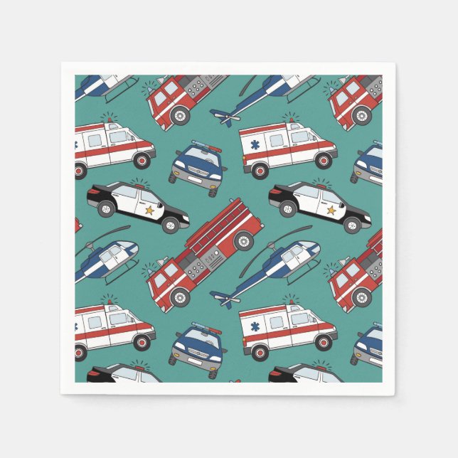 Erster Ansprechender medizinischer Notfall Geburts Serviette (Vorderseite)