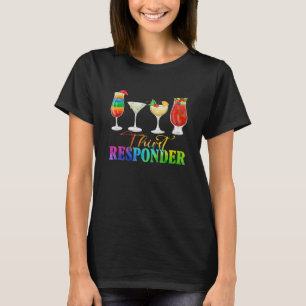 Erster Ansprechpartner Funny Barkeeper Mixologi T-Shirt
