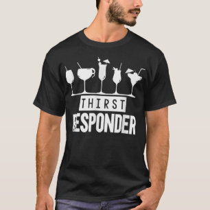 Erster Ansprechpartner Funny Barkeeper Mixologi T-Shirt