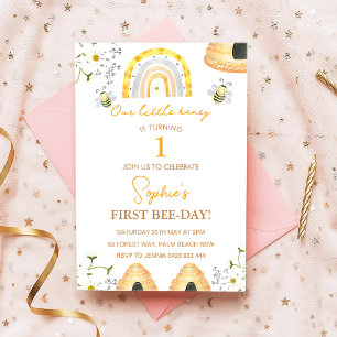 Erster Bienentag Hummel Mädchen Geburtstag Einladung