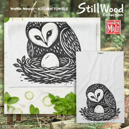 ERSTER BLICK • StillWood • BarnEule Geschirrtuch