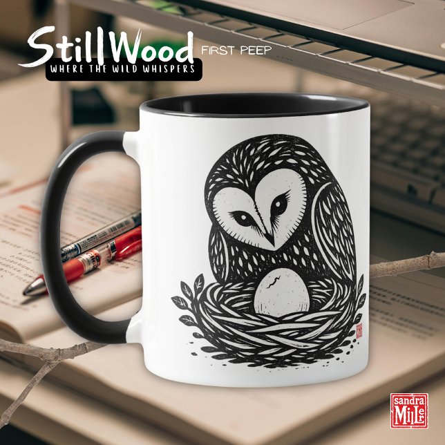 ERSTER BLICK • StillWood • BarnEule Tasse (Von Creator hochgeladen)