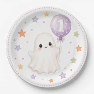 Erster Boo-Geist   Halloween erster Geburtstag Pappteller