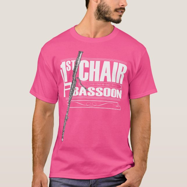 Erster Chor Bassoon Band und Orchester-Spieler T-Shirt (Vorderseite)