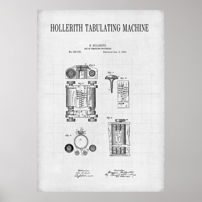 ERSTER COMPUTER 1889 POSTER (Vorne)