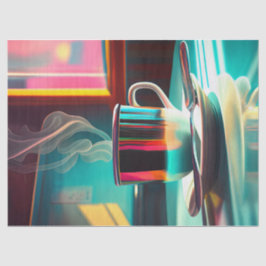 Erster Cuppa-Kaffee, Shiny Diner-Kaffee Seidenpapier