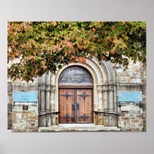 Erster Druck Gemeinde-Kirchen-Plymouths MA Poster