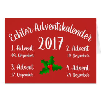 Erster echter Adventskalender