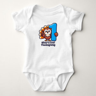 Erster Erntedank Maßgeschneiderte Niedliche Türkei Baby Strampler