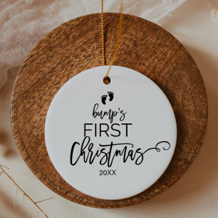 Erster Feiertag des Weihnachtsbaum-Stoßes Keramikornament